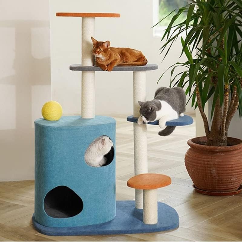 Tonpop Cat Tree House Condo Cat Namještaj Mačka Penjanje Tower multi-sloj s grebanjem čvrstog post stabla mačka