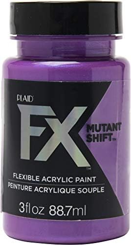 PlaidFX fleksibilna boja Shift akrilna zanatska boja, 3 oz, ultraljubičast