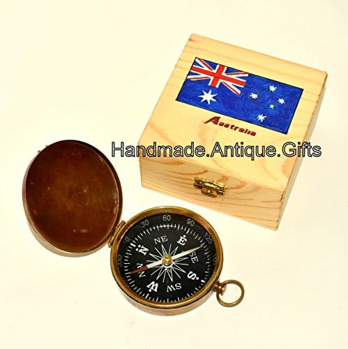 Mesing navigacija morski kamp kompas Vintage nautički kompas w / kutija