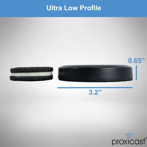 Proxicast Ultra Low Profile Triple Band Wi-Fi MIMO Puck antena za sve Wi-Fi frekvencije - kroz rupu Screw Mount - 3 ft Coax Lead w/RP-SMA