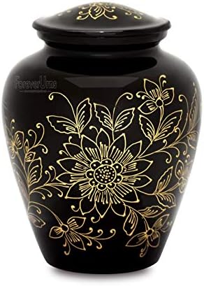 Forever URNS kremacija urn za ljudski pepeo odrasli muški i ženski, ručno oslikano cvjetno ukrasno