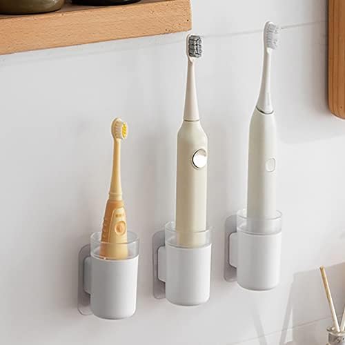 Cabilock 2kom elektronski držač četkice za zube četkica za zube postolje za tijelo zidni držač za britvicu stalak za jednokratnu četkicu za punjenje police za kućnu kupaonicu