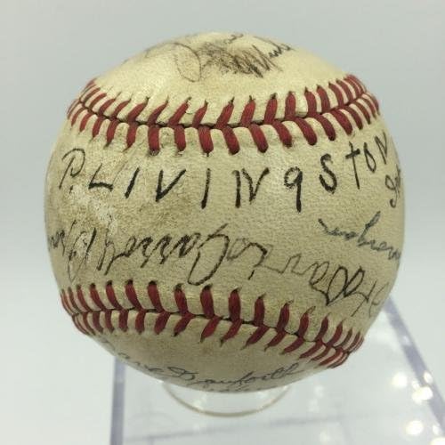 1939 bejzbol stoljeće 1910 Atletički tim potpisao je bejzbol JSA COA - AUTOGREMENA BASEBALLS