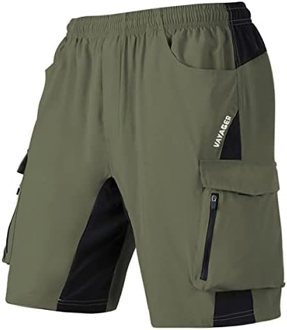 Vayager Muški planinarski teretni kratke hlače Lagani multi džep casual putničke gaćice za ribolov kampiranje
