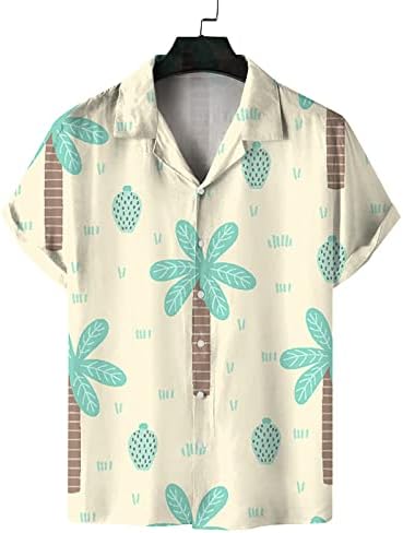 2023 Nova muška moda Proljeće Ljeto Ležerne prilike kratkih rukava od ispisanih košulja TOP bluza