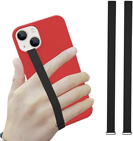 2pcs Naiadiy Silikonski držač za držač prsta za mobilni telefon elastična petlja, Ultra tanka