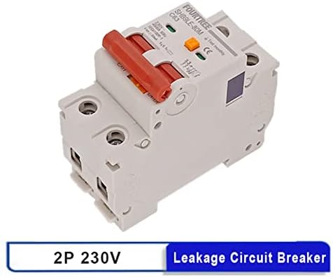 Vevel New Tip prekidač za curenje 1P + N 230V Prekidač za preostale struje sa strujom i zaštitom od curenja RCBO MCB 30MA 10-63A