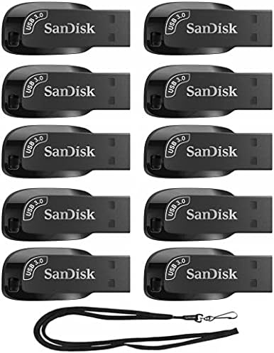 SanDisk 32GB Ultra Shift USB 3.0 brzi 100MB / s fleš disk SDCZ410-032G paket sa Goram Black Lanyard