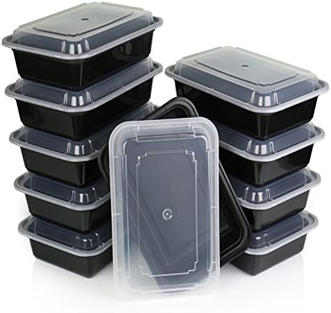 10 Pakovanje Hrane Kutija Za Ručak Set Porcija Kontrola Obroka Prep Za Višekratnu Upotrebu Kontejneri