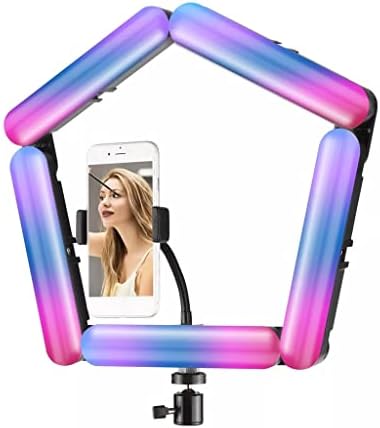 MXiaoxia Sklopivi spajanje sa 5 ploča LED RGB Video Light Professional Fotografija Punite lampica za snimanje za video fotografiranje