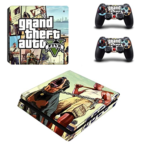 Za PS5 digitalni - Igra Grand GTA Theft i auto PS4 ili PS5 naljepnica za kožu za PlayStation 4 ili 5 konzola i kontrolera naljepnica Vinil Duc-5847