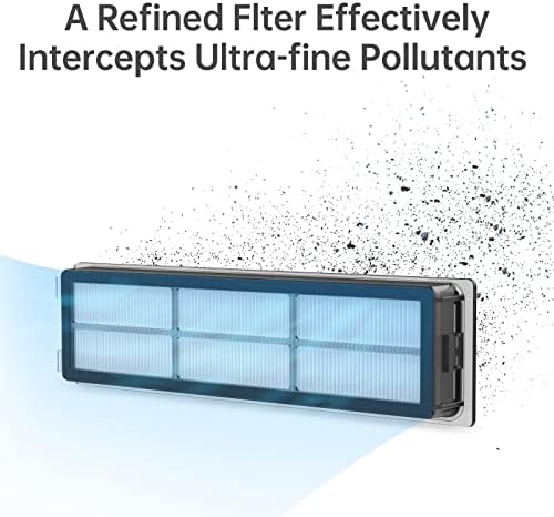 Dreametech perivi zamjenski filteri kompatibilni sa D9/L10 Pro/D9 Pro/D9 Max/D10s Pro robotskim usisivačem, zamjenski filteri za filtriranje prašine