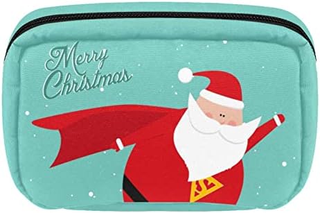UNITESY šminka torbu, sretan božićni santaman kozmetički torba prijenosni tote Travel Traul Travel