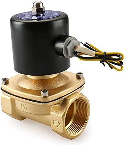 Baomain mesing električni solenoidni ventil 1-1 / 2 inčni DC 12V nit Direktno djelovanje normalno zatvoreno