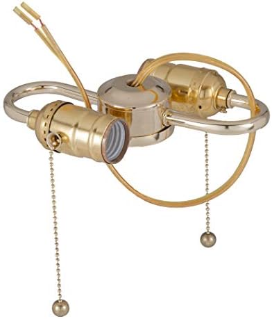 B & amp;P Lamp® 2-svjetlo S tip klastera tijelo sa povlačenjem lanac utičnice