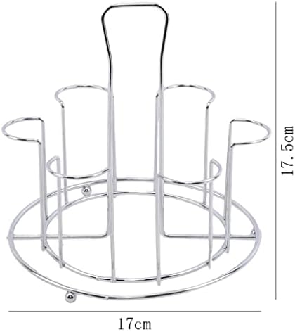 XWOZYDR Bar metalna čaša za odvod stalak za vodu šolja za odvodnjavanje držač organizatora stakleni stalak za prikaz