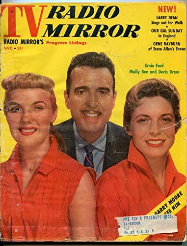 TV Radio ogledalo Magazin novembar 1956 - Erine Ford - Molly Bee-Doris Drew