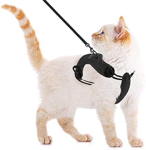 Cat pojas za hodanje - sa Snap & amp; podupirač magnetnim zatvaračima i podesivim kablovima za male i velike mačke