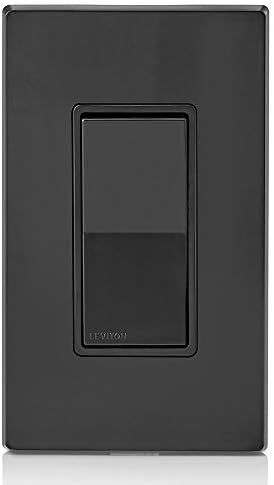 Leviton 5601 - 2wm 15 Amp, 120/277 Volt, Decora Rocker jednopolni AC tihi prekidač, stambeni razred, uzemljenje, 10-paket, bijeli