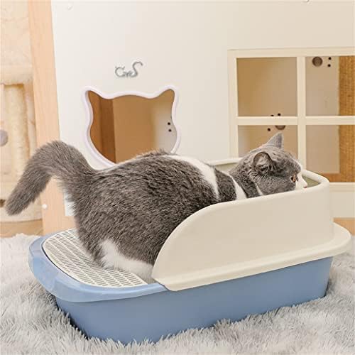 ALOWAD velika kutija za smeće za mačke Poluzatvoreni dezodorans za mačke za mačke Kitten WC može staviti uklonjivi