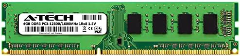 A-Tech 4GB RAM zamjena za Samsung M378B5173DB0-CK0 / DDR3 1600mhz PC3-12800 1Rx8 1.5 V UDIMM Non-ECC 240-pinski