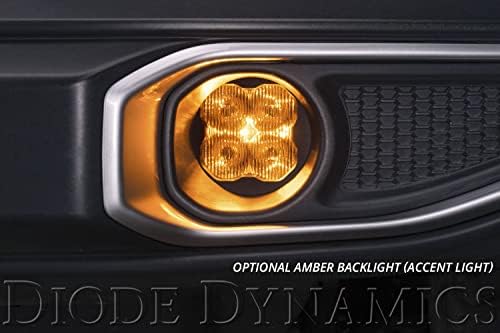 Diodna dinamika SS3 LED komplet svjetla za maglu kompatibilan sa Subaru Crosstrek -2023, žuta SAE Fog Pro