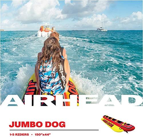 Airhead Hot Dog | cijev za vuču za vožnju čamcem sa 1-5 opcija vozača