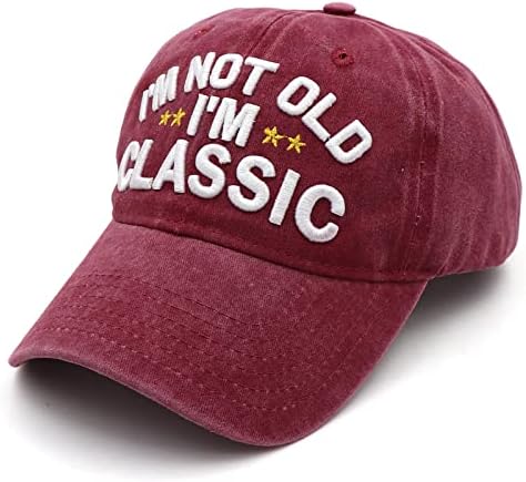 Funny penziju ili rođendanski pokloni kape za muškarce žene, Nisam Stari klasični bejzbol kapu Gag pokloni za tatu Deda starac