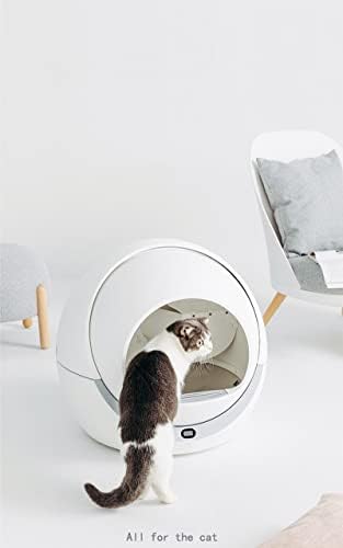 XLAIQ automatsko samočišćenje Pješčanika za mačke pametna kutija za smeće namještaj za gornji ulaz velika kutija za mačiće toalet za kućne ljubimce
