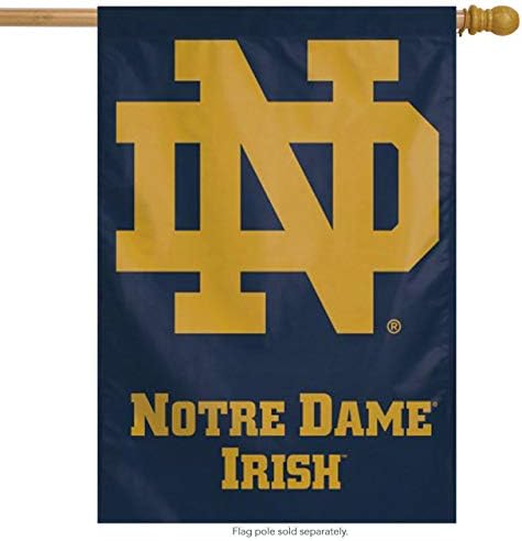 WinCraft NCAA Notre Dame Fighting Irish 28x40 Vertikalni transparent, jedna veličina, Boja tima