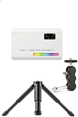 Quul RGB Video svjetlo sa difuzorom zaslona Mini monitor kamere RGB Smartphone Selfie Light