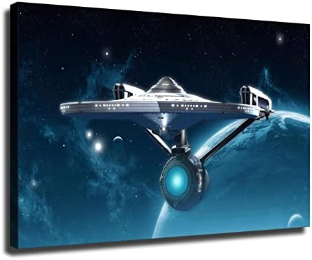 UFO Star Trek Space Canvas Painting Art Poster slika HD Print Poster Retro Painted moderna soba