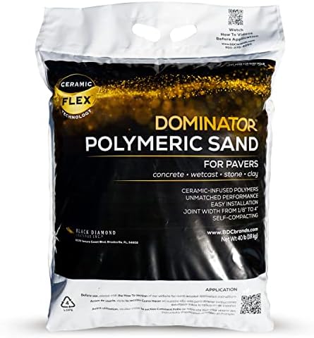 Polimernog pijeska od 40 kilograma ponoćnog crnog dominatora sa revolucionarnom keramičkom fleksibilnom