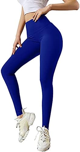 Visoke vuke za žene za žene Trčevi su neprozirne joge hlače ultra meke prazne tajice za trčanje sportove