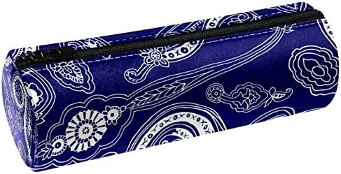Make up torba, kozmetička torba, vodootporna za šminkanje Organizator šminke, Paisley Navy Blue Limbilia