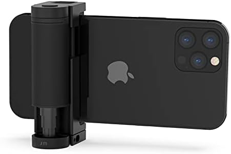 Samo mobilni ShutterGrip 2 sigurni držač ručke kamere uklonjivi Bluetooth daljinski kliker/daljinski, Facetime stalak za zumiranje, selfi štap/Stativ za iPhone Android Crni