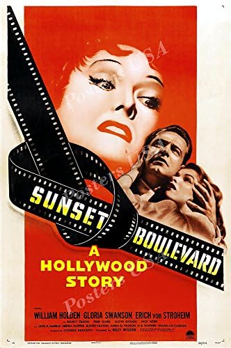 Posteri SAD Sunset Boulevard filmski Poster sjajni završetak-MOV950 )