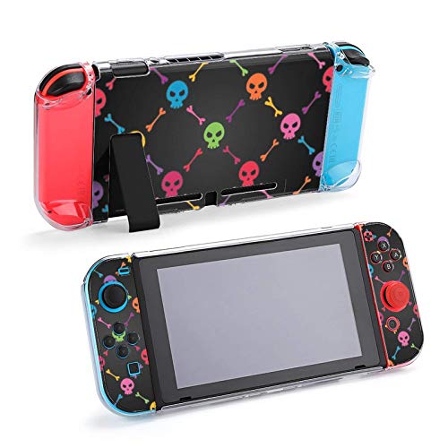 Futrola za Nintendo Switch, višebojne lobanje Set od pet komada zaštitni poklopac futrola za konzole za igre za Switch