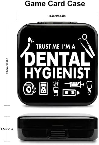 Vjerujte mi da sam Dentalna higijeničarka futrola za kartice za igru otporna na udarce držač za čuvanje