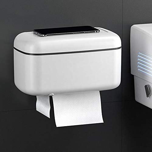 Liruxun toaletni držač za držač za državu zid-montirana kutija za kupatilo s vodootpornim kutijom za odlaganje papira