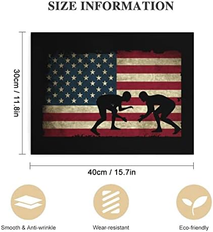 Nudquio USA Flag Wrestling-1 canvas Wall art Painting Hanging Pictures Artwork za dnevni boravak spavaća soba