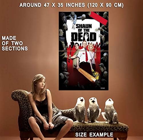 73074 Shaun of the Dead film horor Zombies Comedy Decor zid 36x24 poster Print