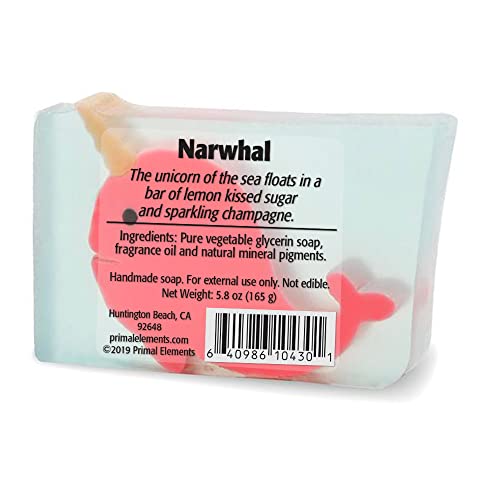 Primal Elements Wrapped Bar Sapun, Narwhal, 5.8 Unca