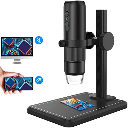 Leipan bežični USB digitalni mikroskop ručni 1080p HD kamera 1000x Mignifikacija Ugrađena nosač kompatibilna s Android, iOS, Windows, Mac i tablet