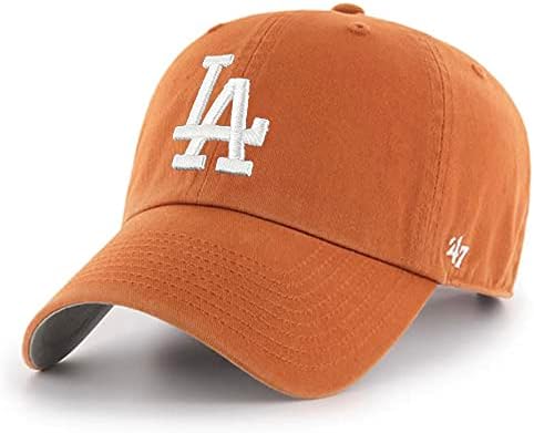 '47 Los Angeles Dodgers čisti tatu hat bejzbol kapa - spaljena narandžasta