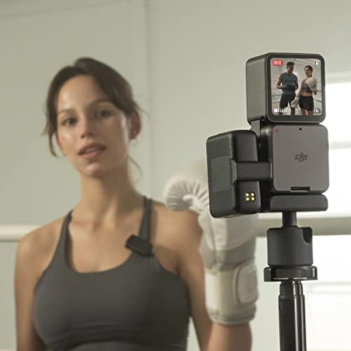 DJI Action 2 Power Vlogging Combo - Akciona kamera sa dvostrukim olušenim zaslonom osjetljivim na dodir, magnetska zaštitna futrola i bežični mikrofon