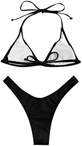 Lzeal crni kupaći kostim Ženski kupaći komični kupaći kostim za curvy Women Tummy Control 2 komada