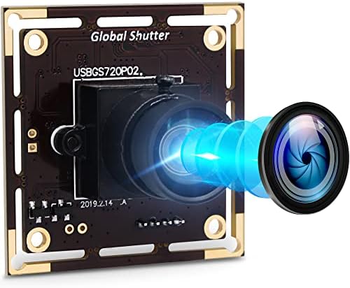 IFWATER Global Shutter USB modul kamere 720p 60fps ploča USB kamere velike brzine, 100 stepeni bez izobličenja