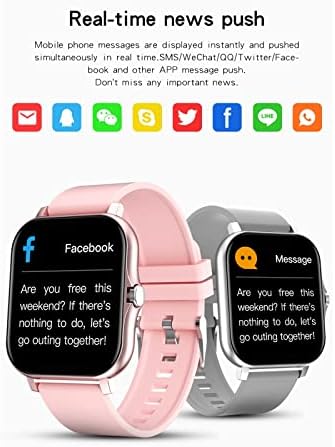 Yiisu Smart Watch 1.69 '' Potpuni scrent montira Muškarci Sport Sportska fitness SmartWatch Srčani