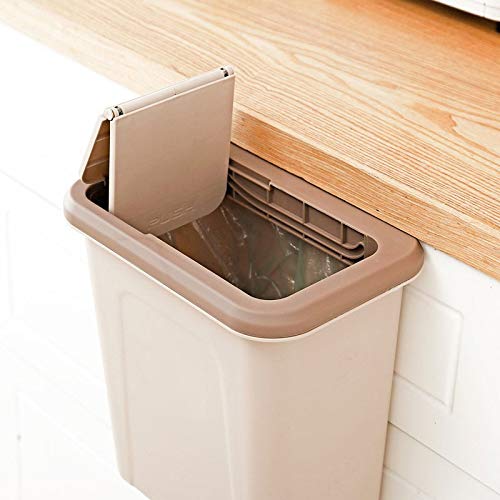Lodly Trash Can, kantu za smeće, viseći vrata za otpad otpadnim otpadnim kantama za smeće može automatski vratiti poklopac ormar za smeće smeće bin